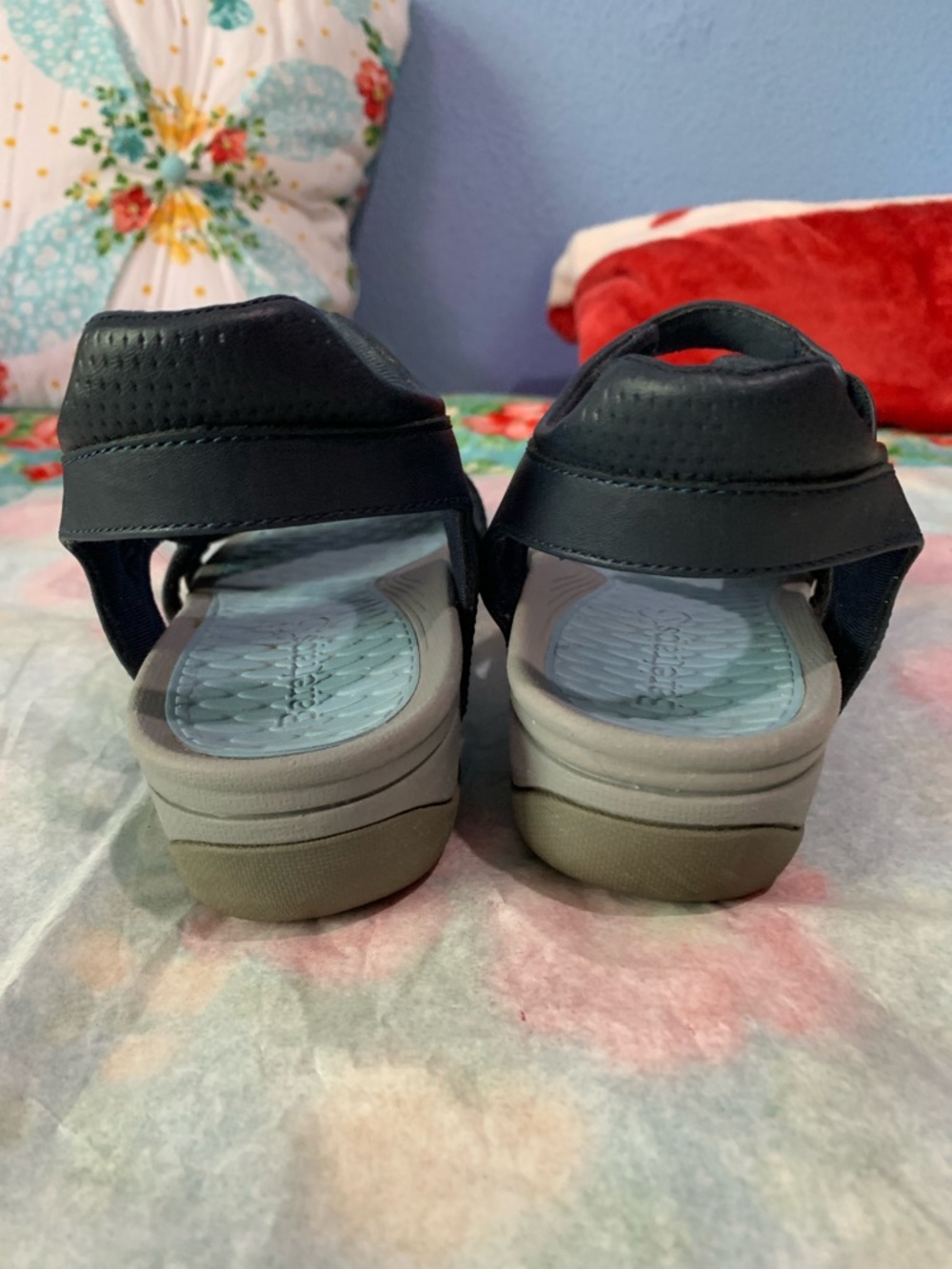 BareTraps Comfort Walking Sandals In Navy Blue - Picture 5 of 7